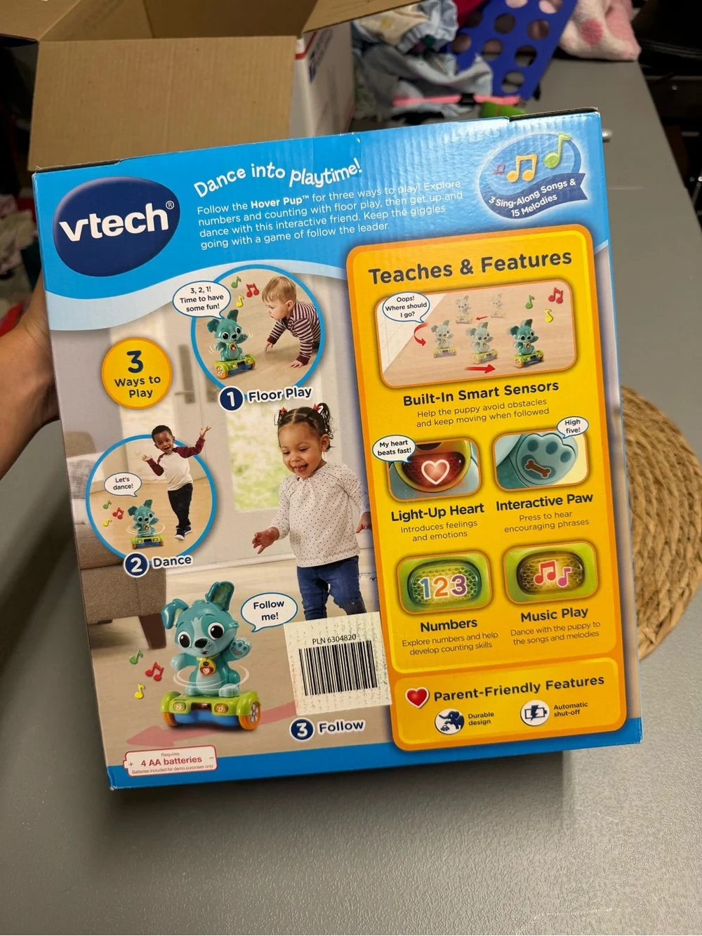 VTech Hover Pup Interactive Learning Toy - Teal and Lime